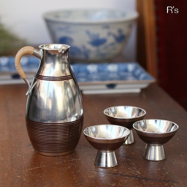 2254 錫製 本錫 御盃 3客 2254 錫製 本錫 御盃 3客 2254 錫製 本錫 御