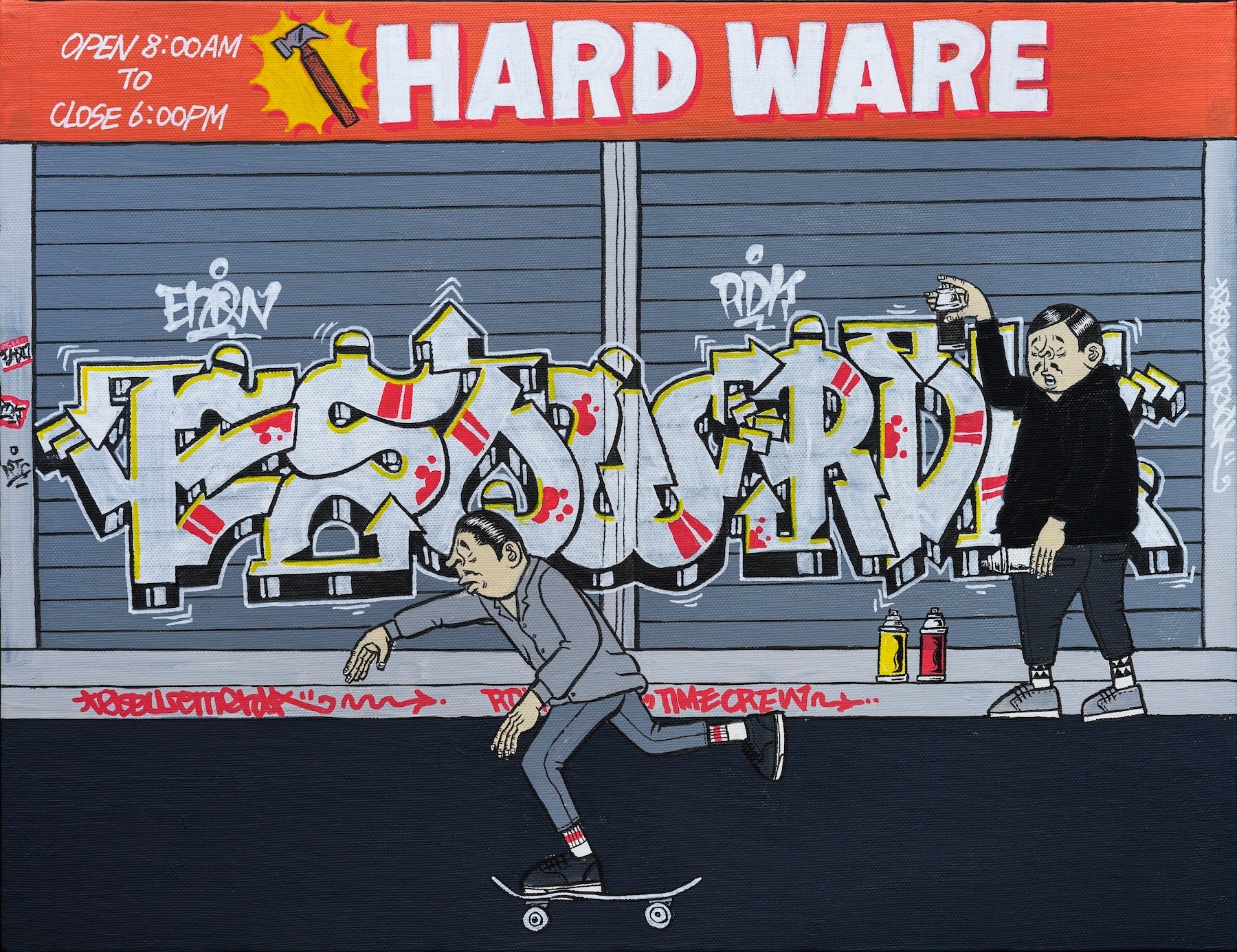 東京の下町の持つ「粋」と「伝統」がストリートアートに融合したESOWの