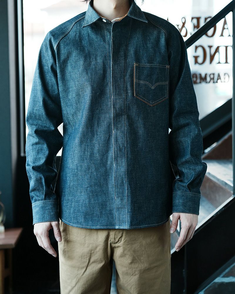 7640 [40s DENIM SHIRT] | デラックスウエア公式オンラインストア