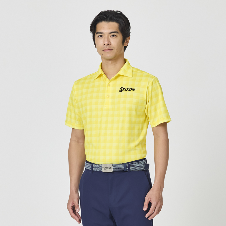 スリクソン チェックプリント半袖シャツ SMS5154M【M.collection】25SS