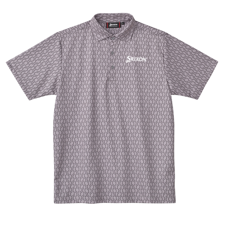スリクソン ジオメトリックラインプリント半袖シャツ SMS5155M【M