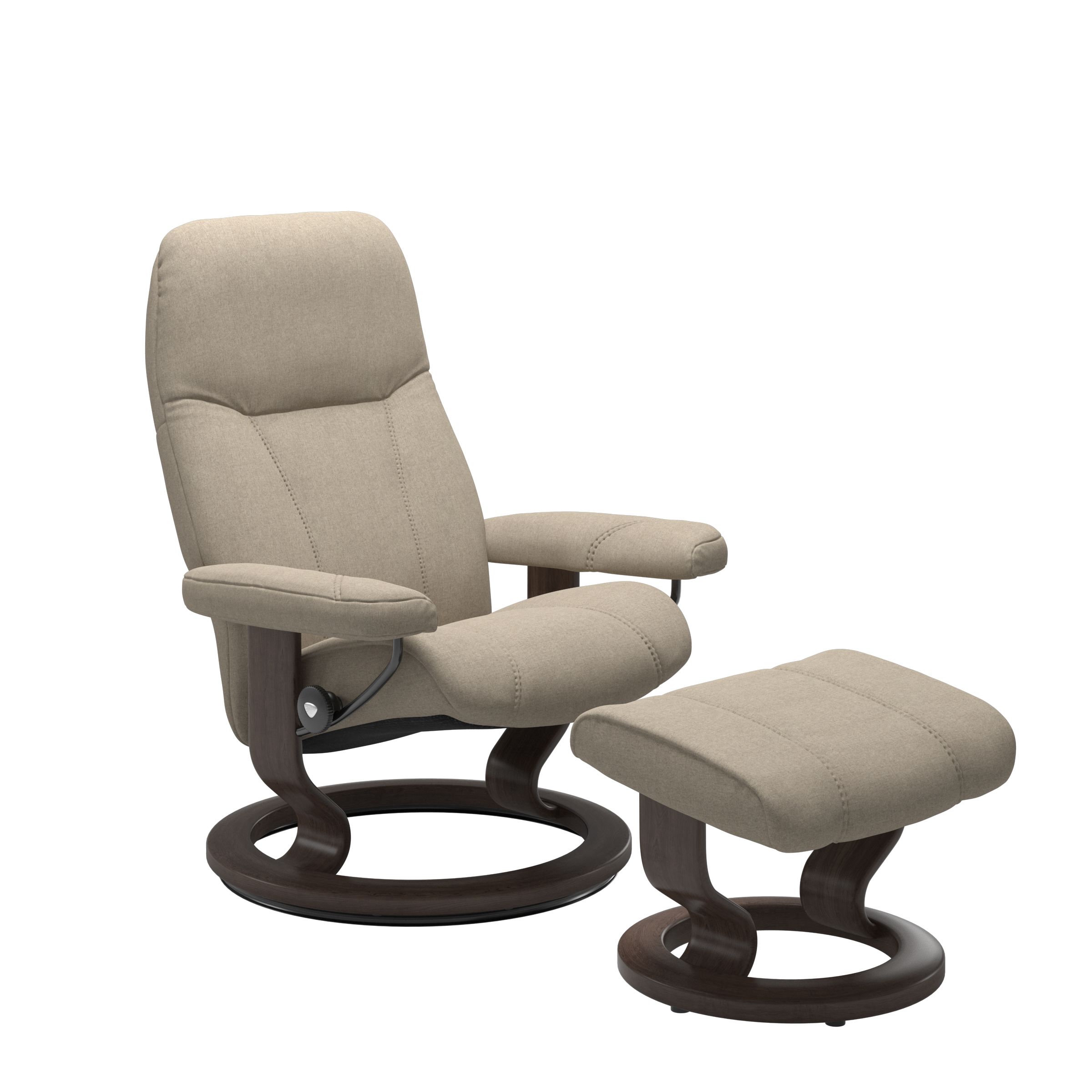 Stressless® Consul (M) クラシック オットマン付 | Recliners