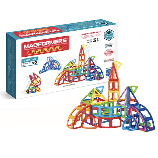 マグ・フォーマー クリエイティブセット（90ピース/あそび方冊子付き