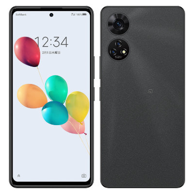 あんしんファミリースマホ A303ZT ブラック【SoftBank版SIMフリー