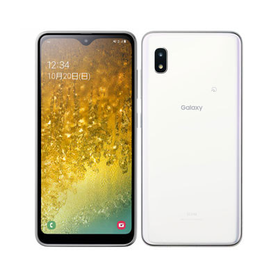 SIMロック解除済】au Galaxy A20 SCV46 ホワイト|中古スマートフォン