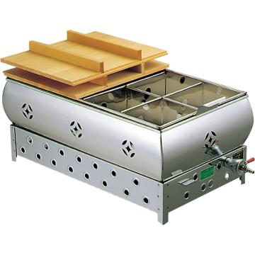 18-8ガス式 酒燗付おでん鍋（湯煎式） 業務用厨房・備品を買うなら