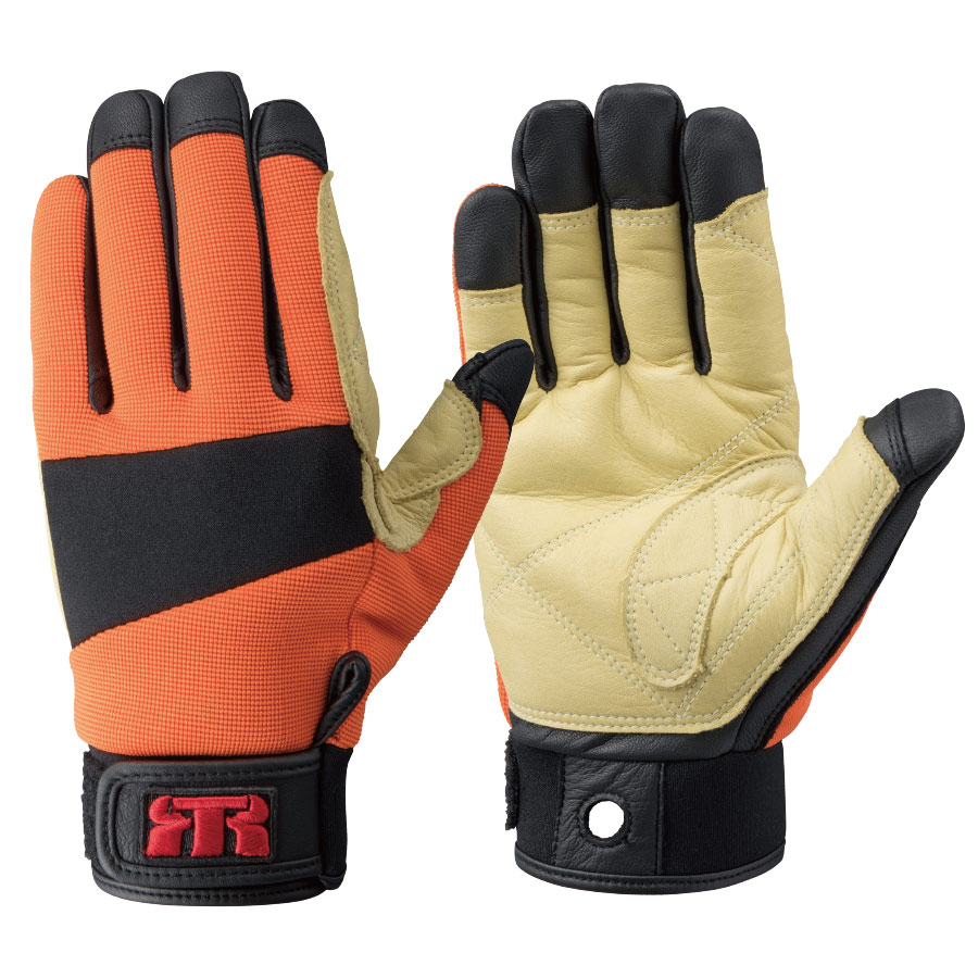 トンボレックス ロープレスキュー用山羊革手袋 G－REX85R 5本