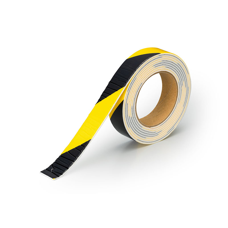 やわらかトラテープ 864－743 30mm幅×3m 黄／黒