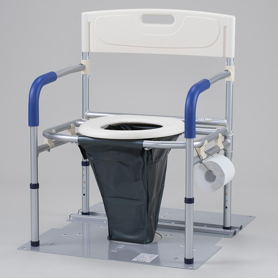 マンホールトイレ 洋式タイプ VE100W ワイドタイプ | 【ミドリ