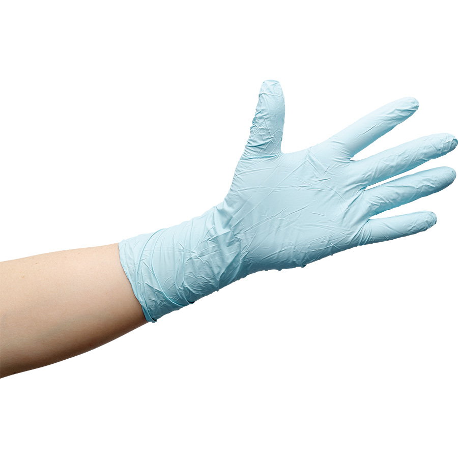 ニトリルグローブ ピュアゼロHG3 ライトブルー XL／XL 3000
