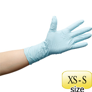 ニトリルグローブ ピュアゼロHG3 ライトブルー XL／XL 3000