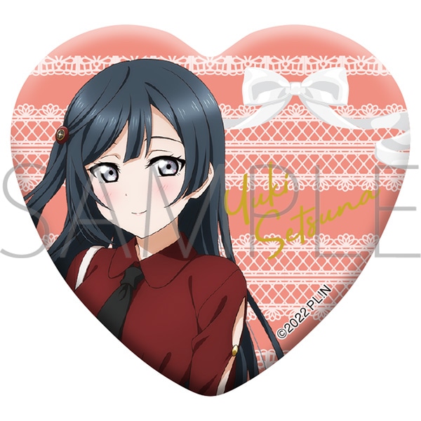 虹ヶ咲 3rd スクエア缶バッジ せつ菜 虹ヶ咲 KADOKAWA 缶バッジ 優