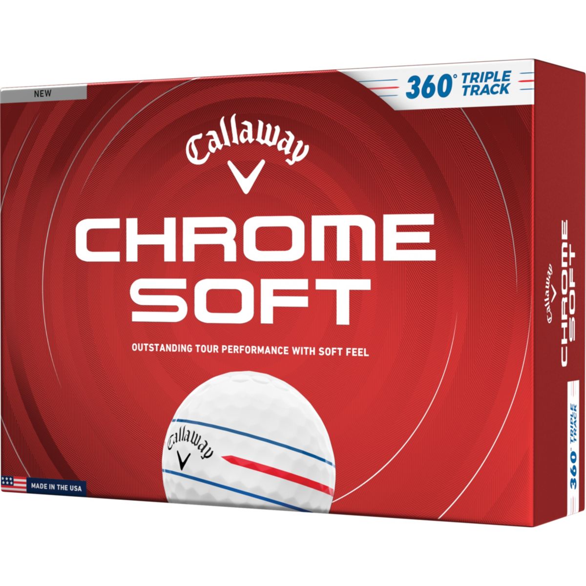 Callaway 2026 Chrome Soft Triple Track Golf Balls | Golf Galaxy