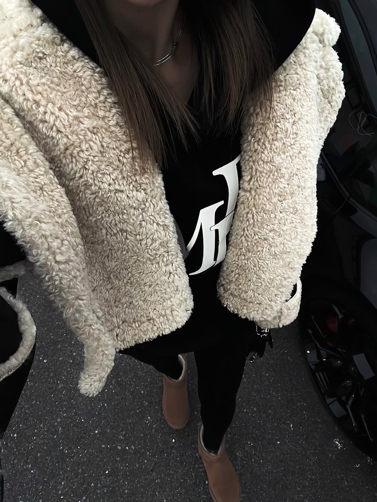 Cropped boa mouton jacket | DIANTÉ (ディアンテ)公式通販サイト