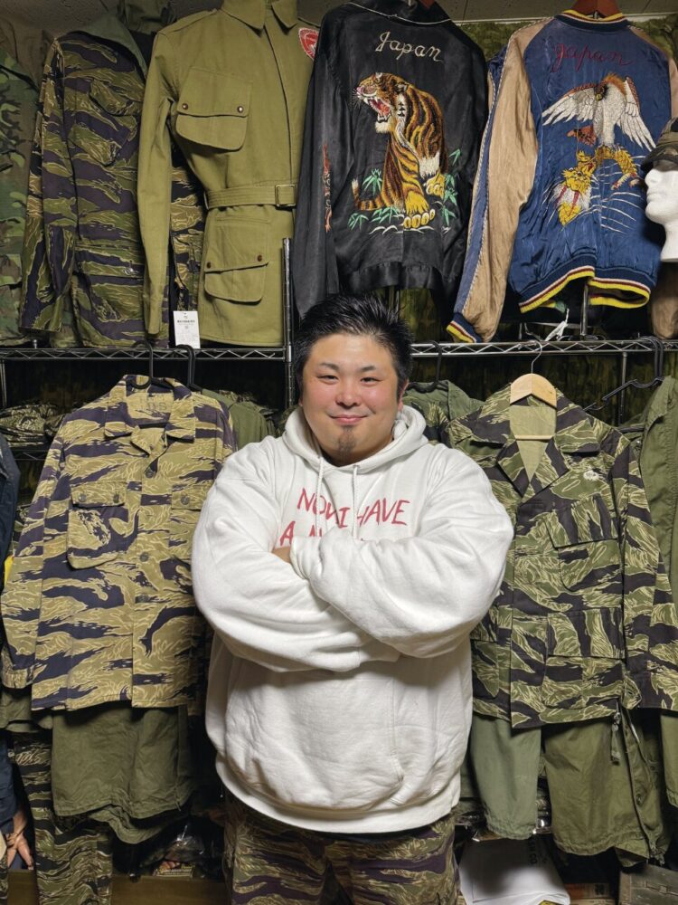 じ*ん様 大阪MASH製 ゴールドタイガーストライプ迷彩服 中古 A-L じ*ん