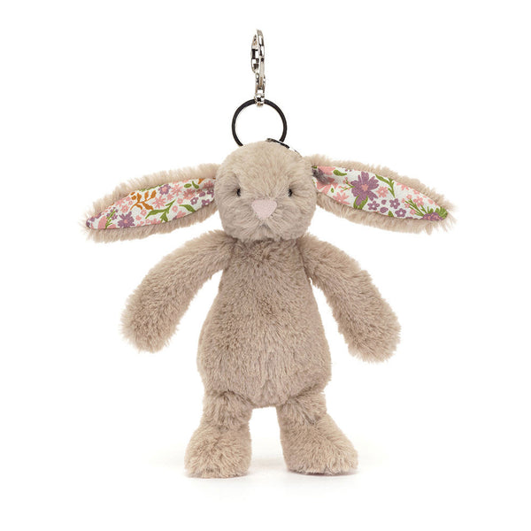 Jellycat blossom beige bunny 'petal' bag charm – Dilly Dally Kids