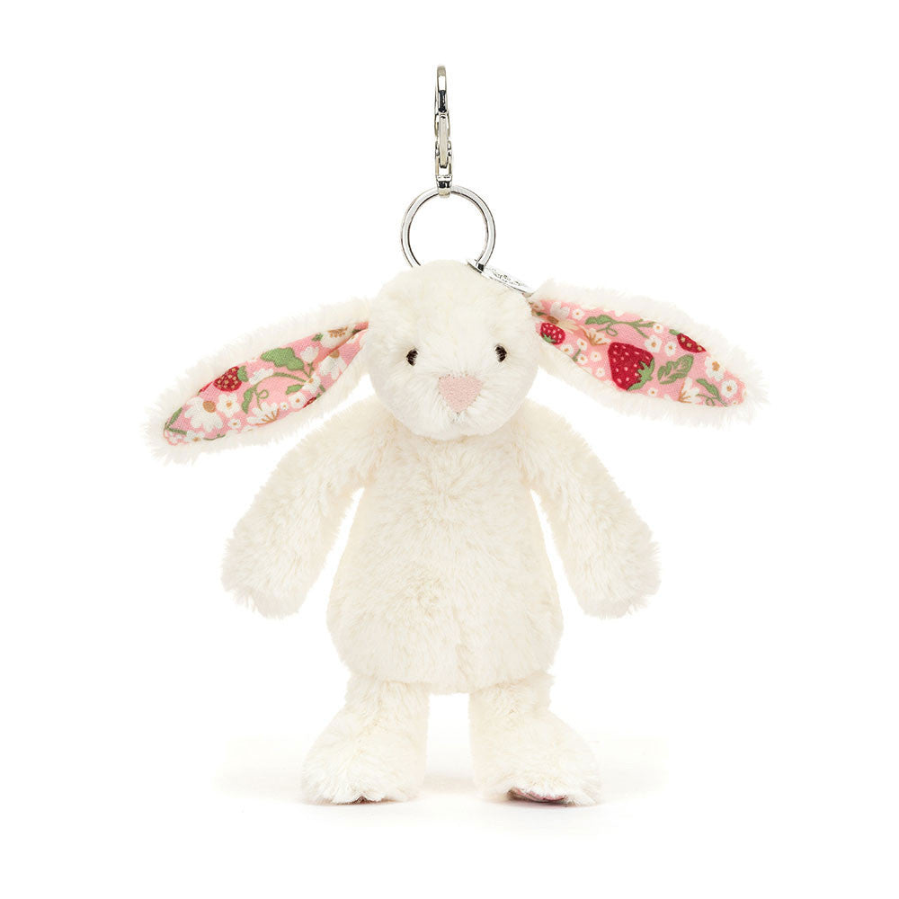 Jellycat blossom cream bunny 'berry' bag charm – Dilly Dally Kids