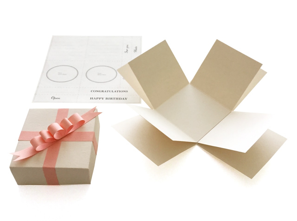 PAPETERIE】サプライズボックスM ホワイト | NK craft