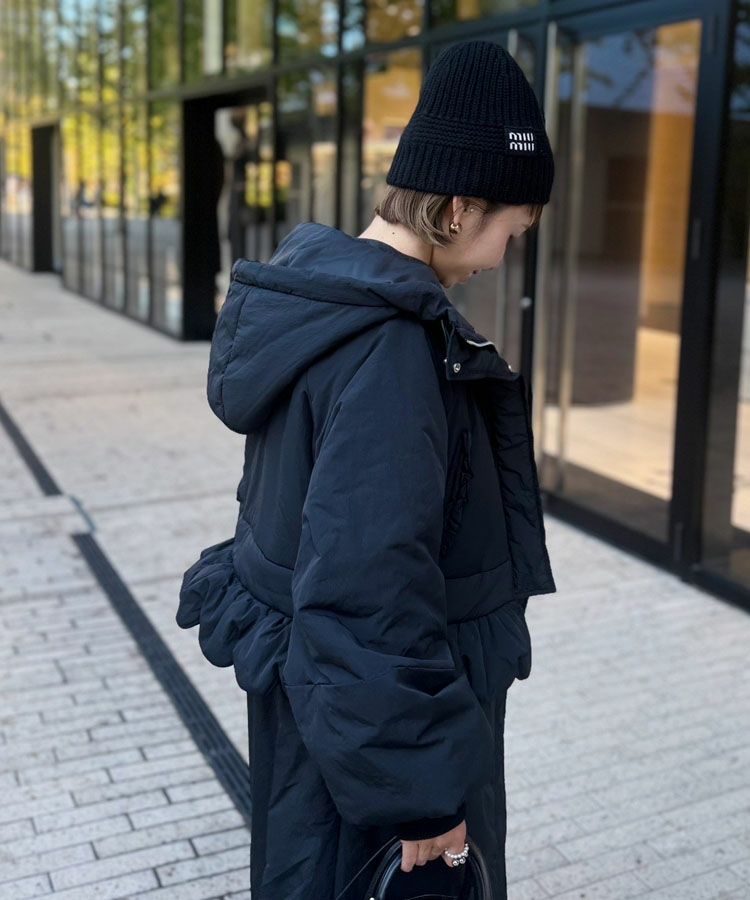 2wayスカラップベンチコート[C]