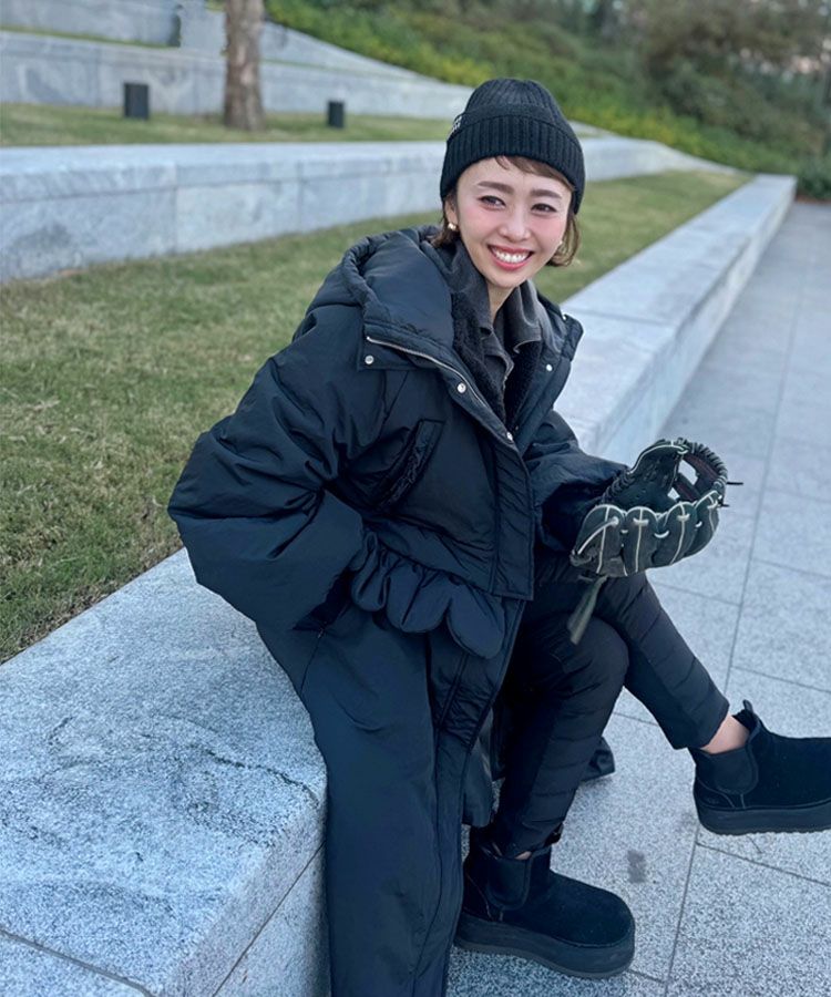 2wayスカラップベンチコート[C]