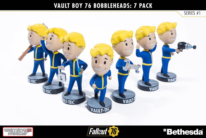 Gaming Headsが「Fallout 76」のVault Boyを再現するボブルヘッド7種の