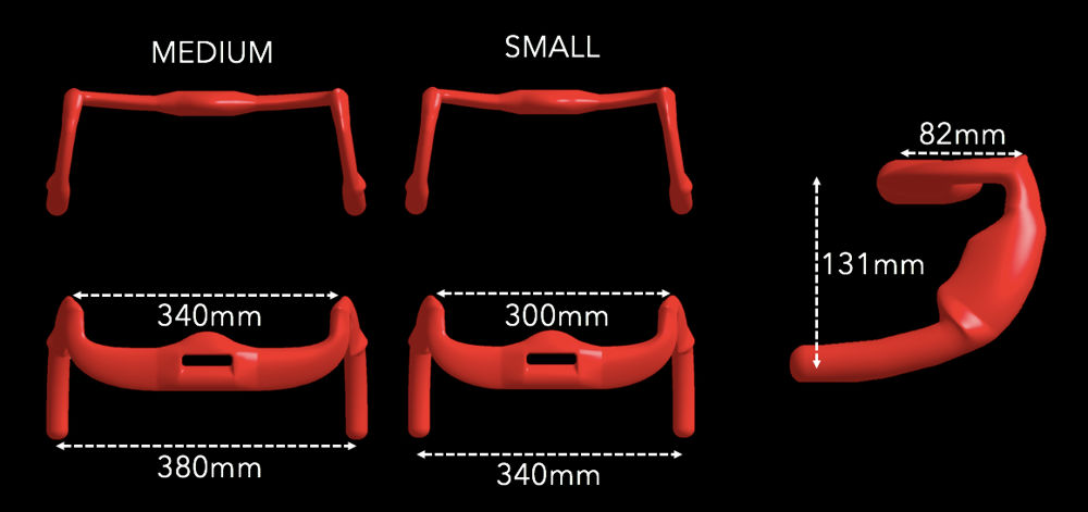 AeroCoach Lann Carbon track handlebars (Medium)