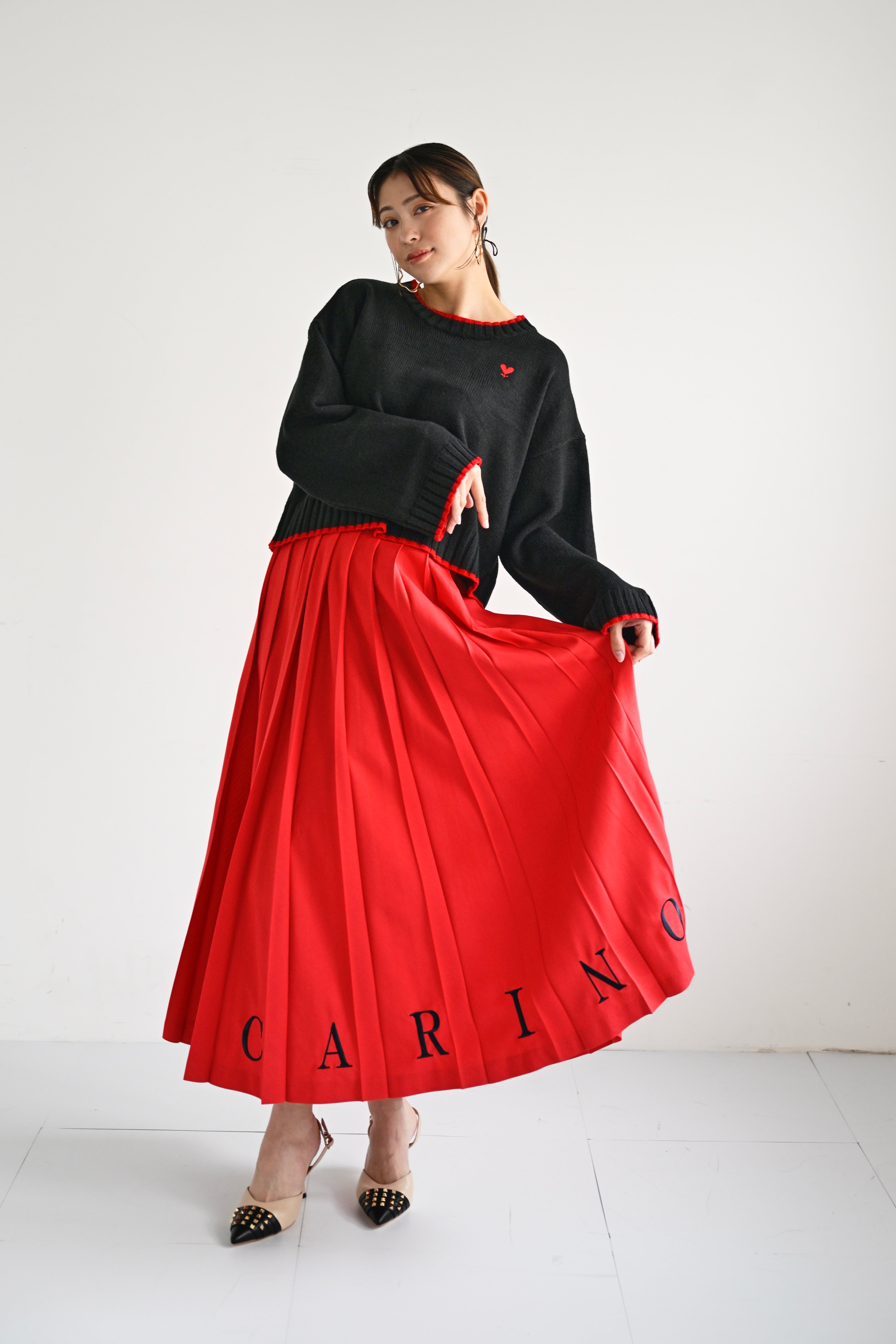 刺繍プリーツスカート – DOS DIOSAS