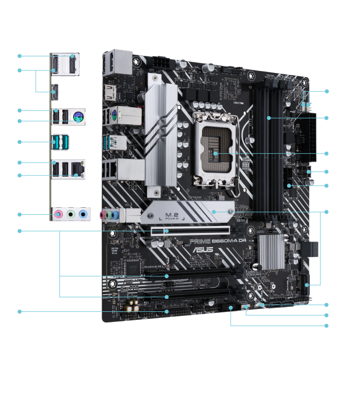 PRIME B660M-A D4｜マザーボード｜ASUS 日本