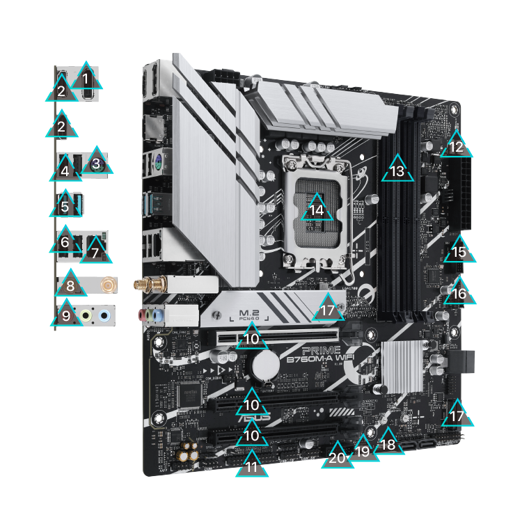 PRIME B760M-A WIFI｜Motherboards｜ASUS Global