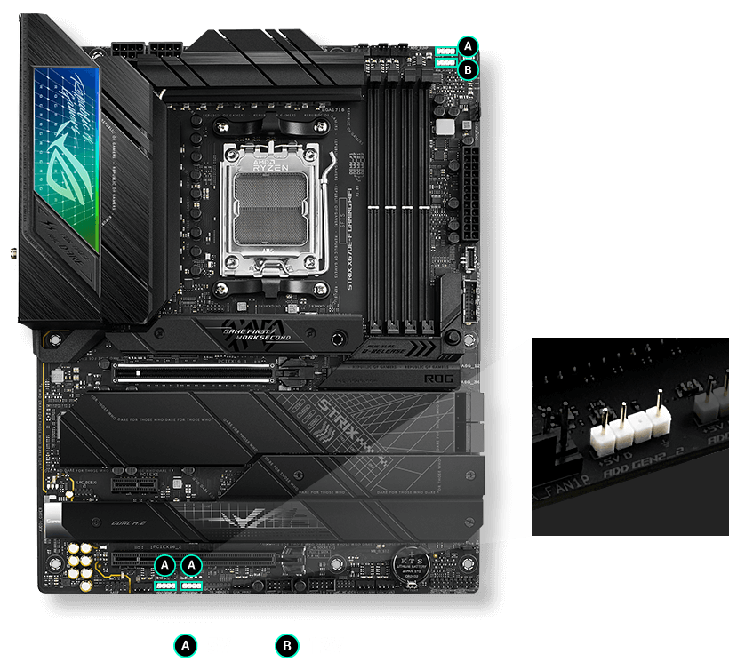 ROG STRIX X670E-F GAMING WIFI | ROG Strix | Gaming マザーボード