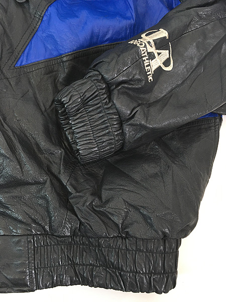 古着 90s NFL Buffalo Bills ビルズ 本革 オールレザー スタジアム