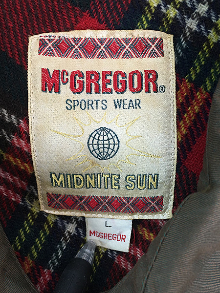 古着 60s USA製 McGREGOR 「MIDNITE SUN」 ウール & キルティング