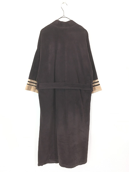 古着 80s Christian Dior ワンポイント パイル フリース ガウン コート