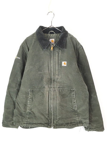 古着 Carhartt 「Full Swing」 襟コーデュロイ 裏ボア 縦ポケット
