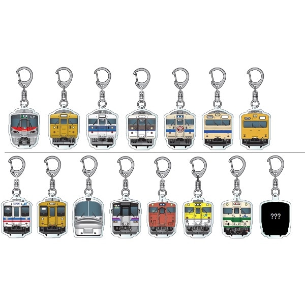 JR西日本トレーディングアクリルキーホルダー（広島エリアver） 全15種