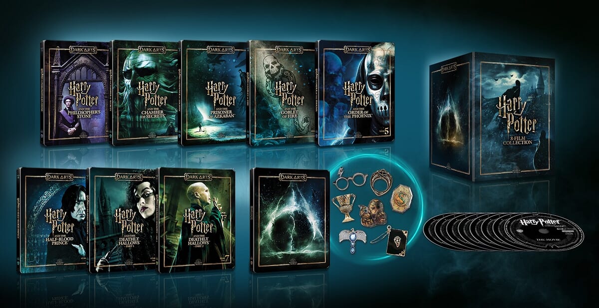 シリーズ全8作品をセットにした豪華仕様！『ハリー・ポッター20 周年