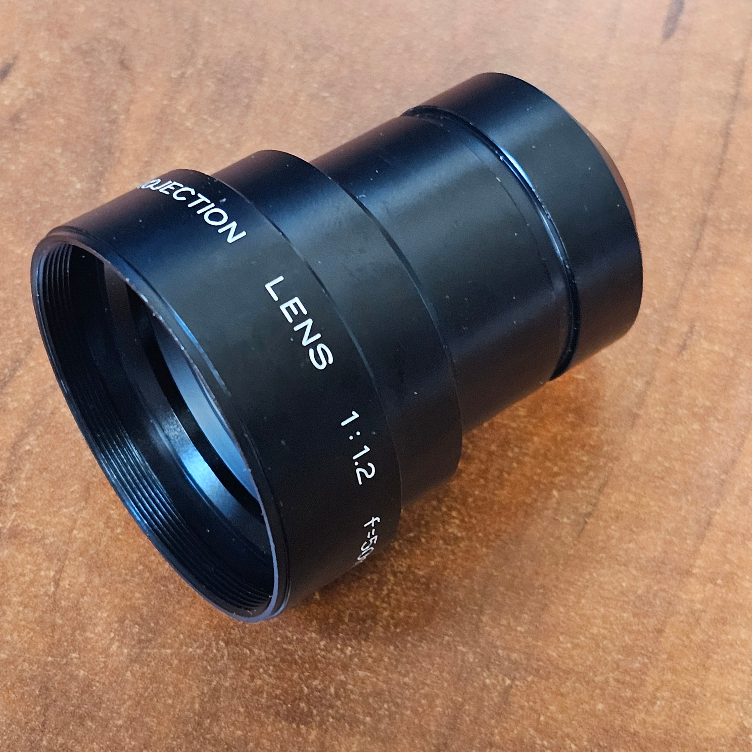 Elmo 50mm f1.2 Projection Lens S# N/A – Du-All Camera