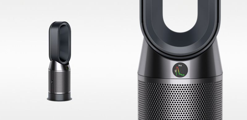 Pure Hot+Cool HEPA air purifier fan heater HP04 (Black/Nickel