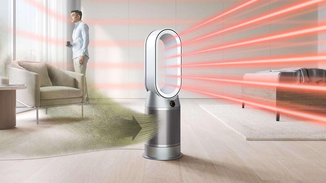 Dyson Purifier Hot+Cool™空気清浄ファンヒーター ホワイト／シルバー