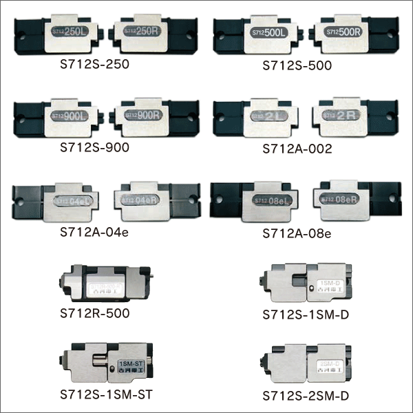 古河電工】光ファイバホルダ（φ0.25mm被覆径単心線用） S712S-250|e431