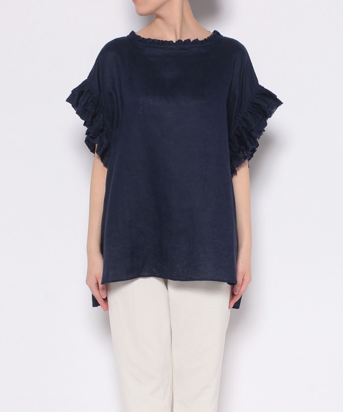 リネンフリルブラウス ｜ハウス オブ ロータス＜HOUSE OF LOTUS＞公式