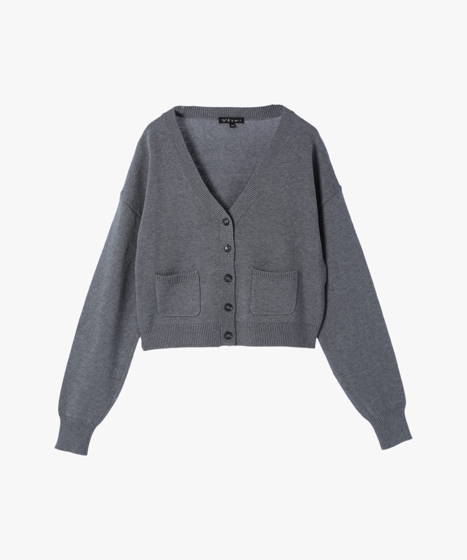 コットン Vネック ニット カーディガン ｜To b. by agnès b
