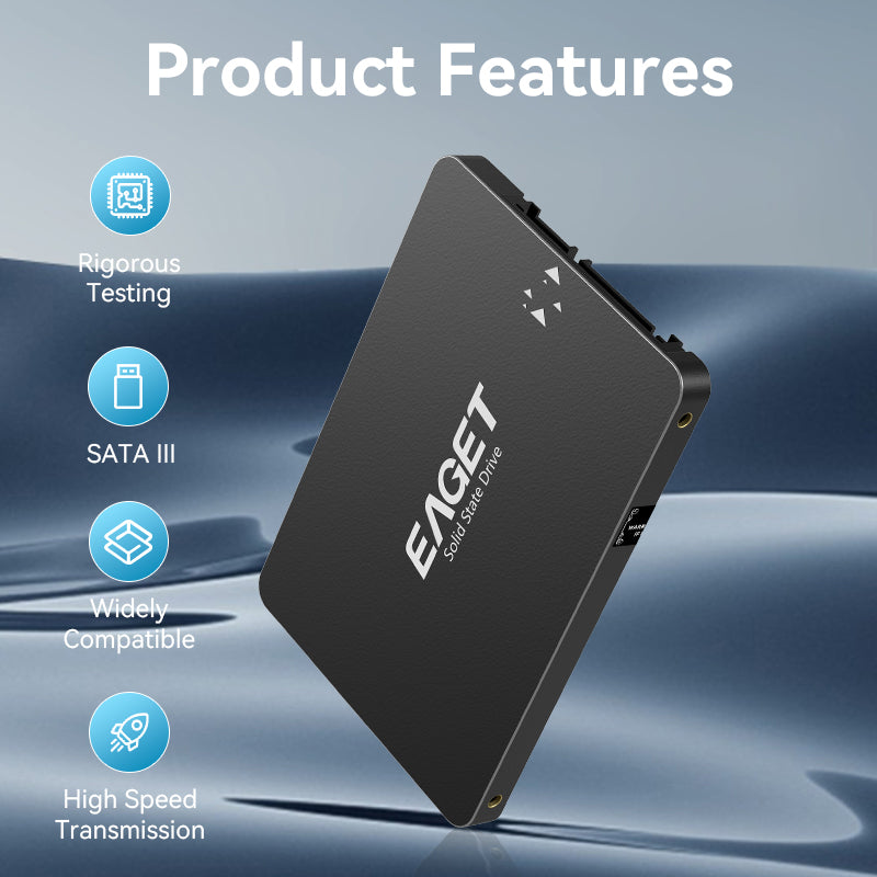 EAGET 120GB/240GB/480GB/1TB/2TB SSD With Built-in Solid-state