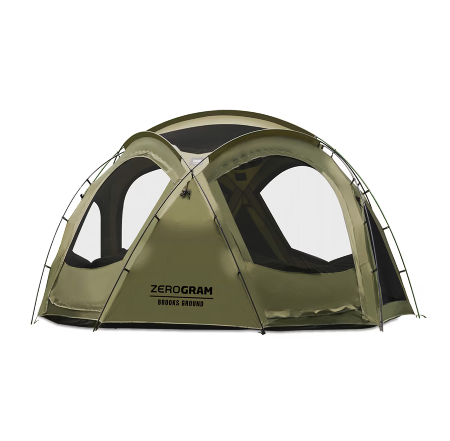 ZEROGRAM】Brooks Ground Dome Shelter – CROSS ORANGE
