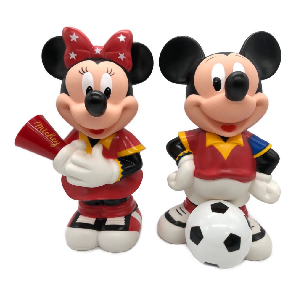貯金箱 ミッキー＆ミニー ペアセット サッカー Disney 旧三菱銀行