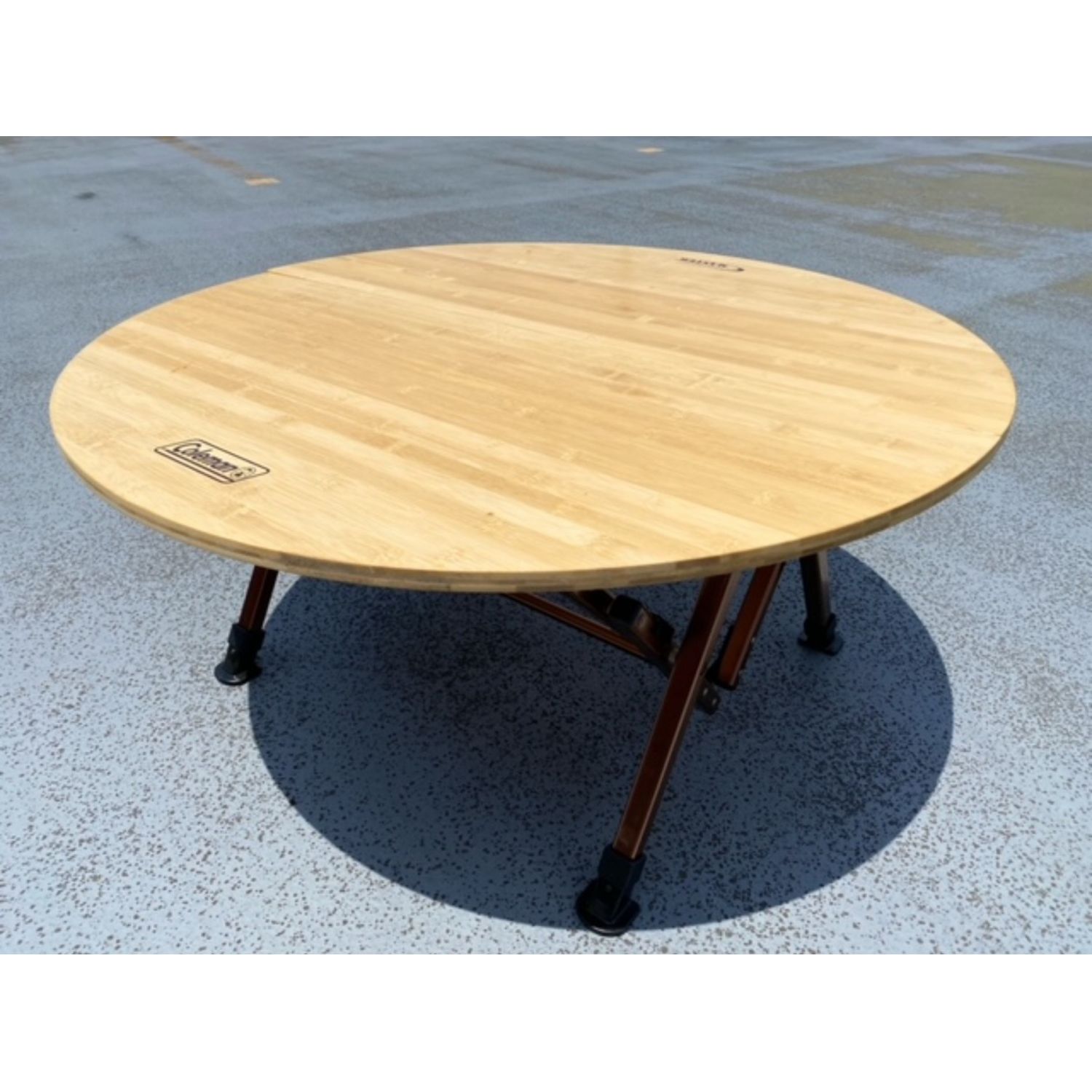 コールマン コンフォートマスター バンブーオーバルテーブル 85 廃盤