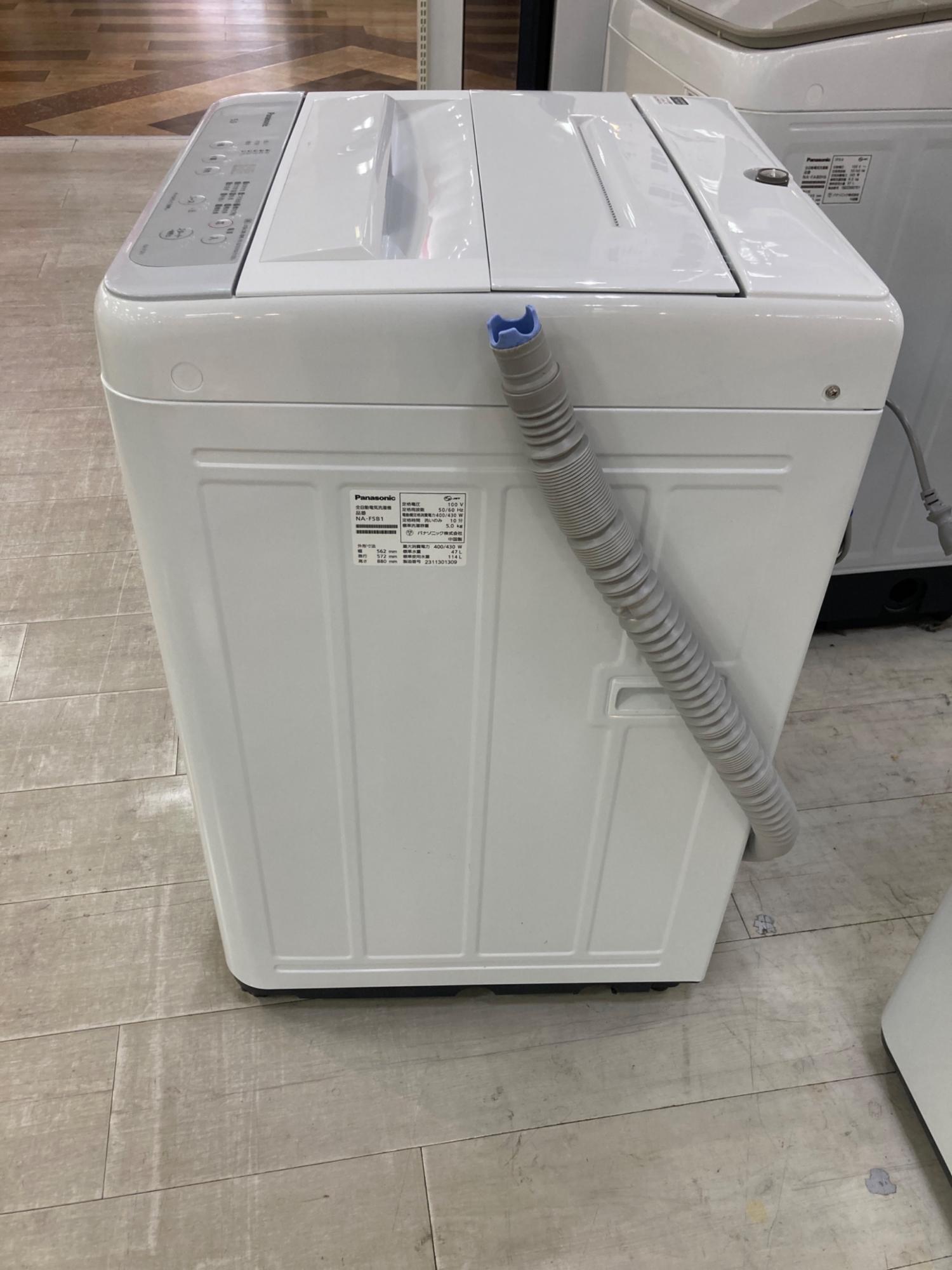♦︎Panasonic 洗濯機 NA-F5B1 2023 超美品(中野区受取のみ) Panasonic 5.0