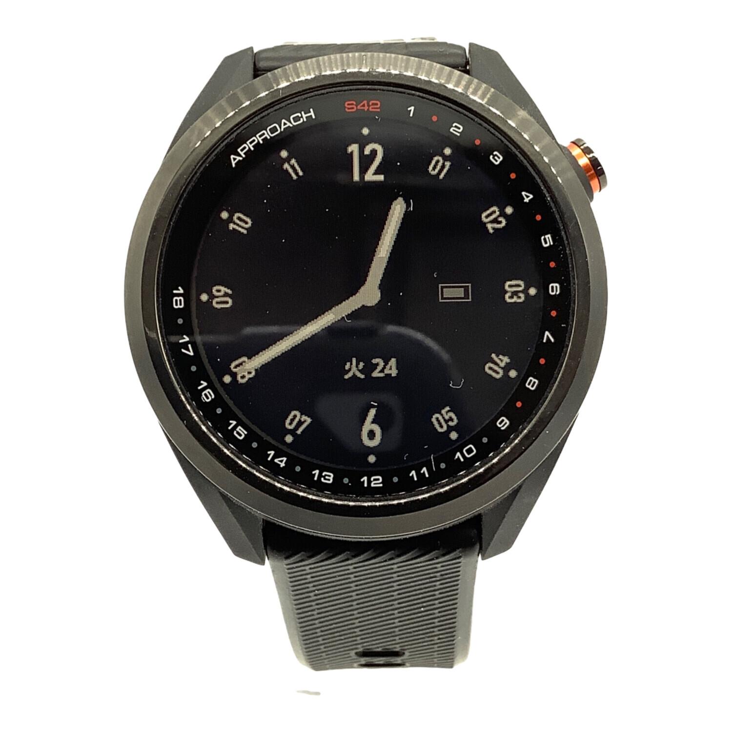 GARMIN (ガーミン) ゴルフウォッチ ブラック APPROACH S42｜トレファク
