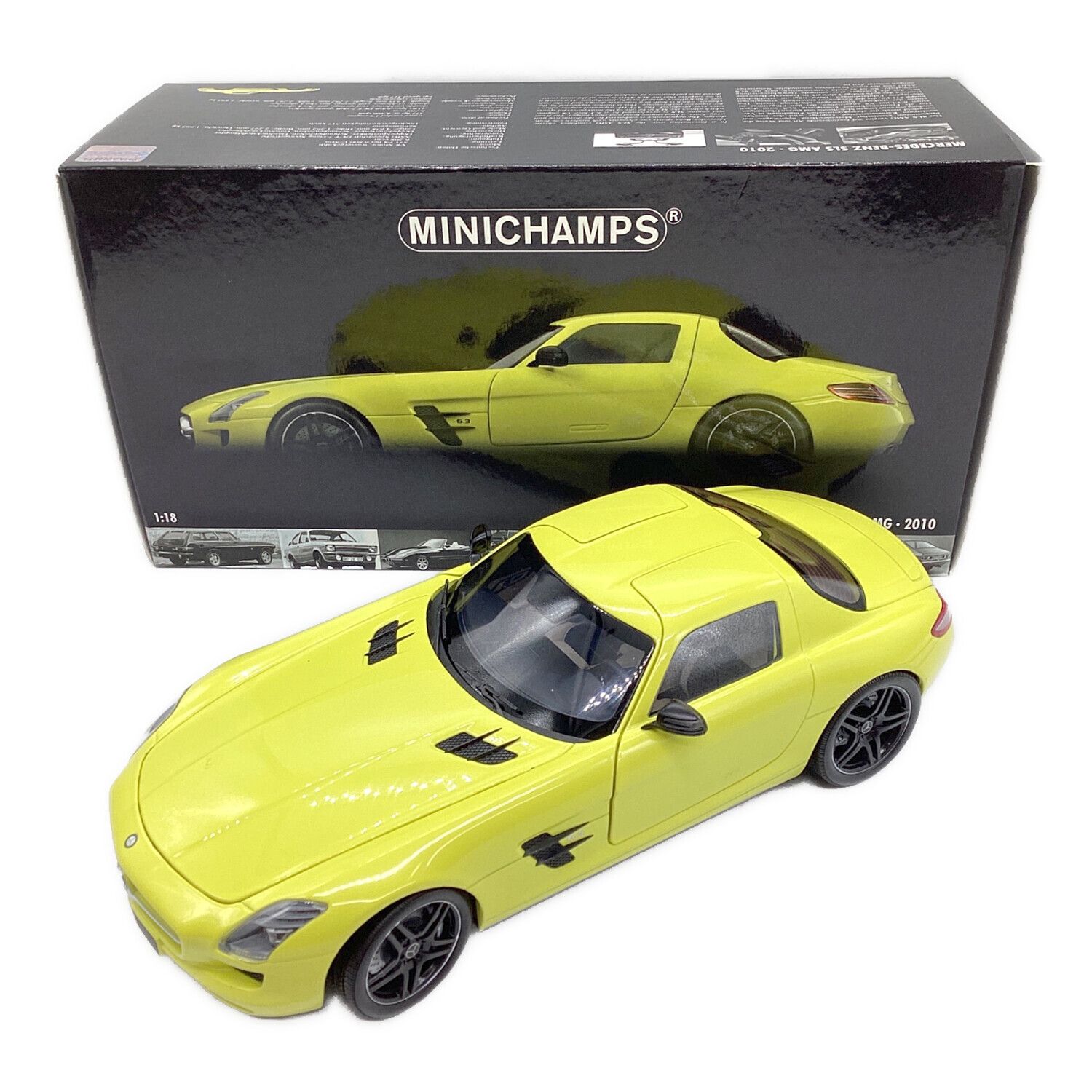 MINICHAMPS (ミニチャンプス) ミニカー イエロー 1/18 MERCEDES-BENZ