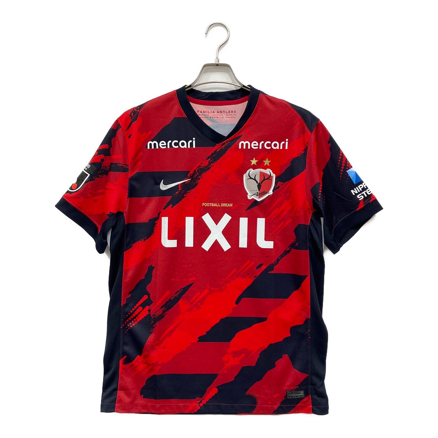 NIKE (ナイキ) サッカーユニフォーム メンズ SIZE XL レッド×ネイビー